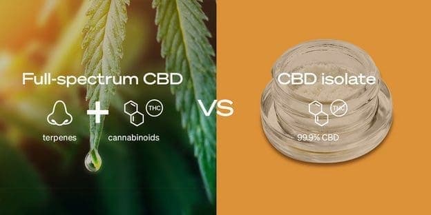 closeup droplets from marijuana and CBD crystals in clear container with some texts